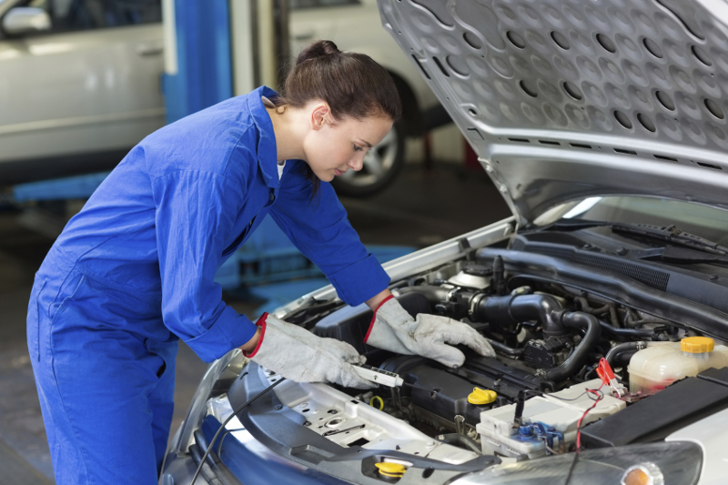 Mechanic, engine servicing, car care, auto repair, diagnostic test