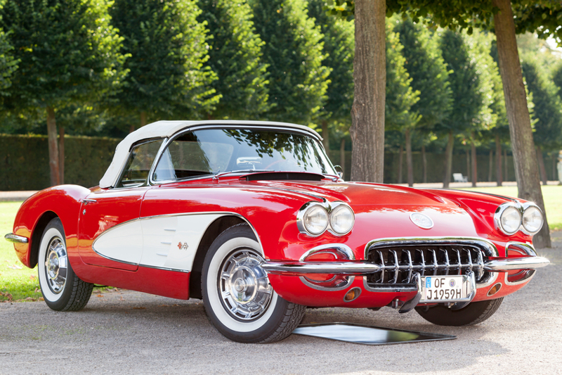 Classic, classic car, detail, detailing, vintage, collector, sports car, corvette.