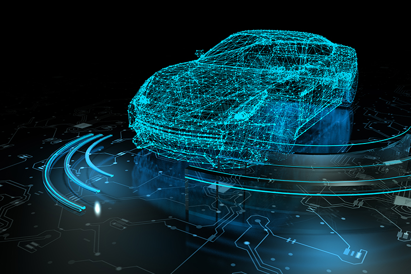 next-generation, automation, self-driving car, sensors, concept