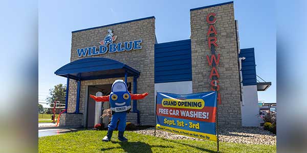 Yonder, Wild Blue Car Wash mascot